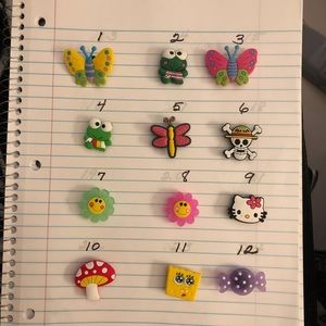 L👀K HERE 🌺 New Jibbitz for Crocs, any 12 for $10